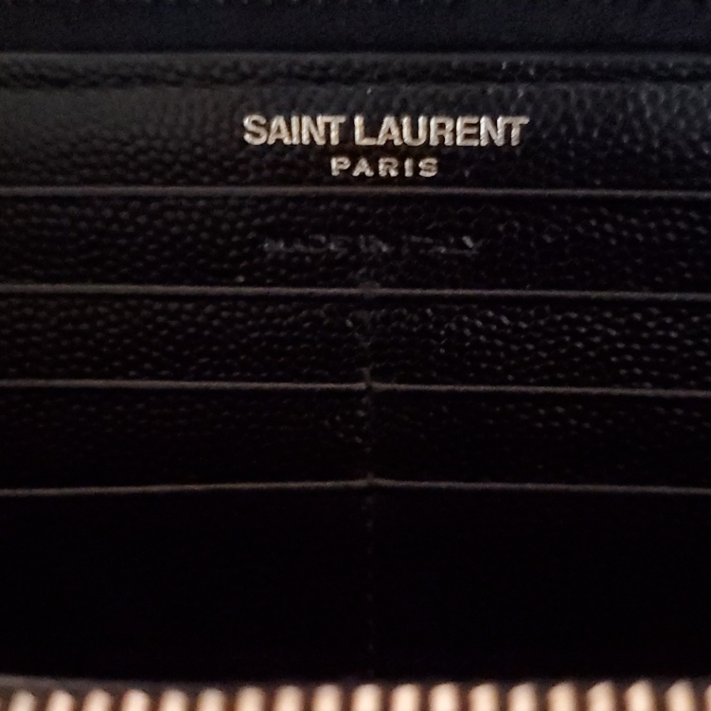 SAINT Laurent Monogram Zip around Long Wallet - Picture 5 of 13